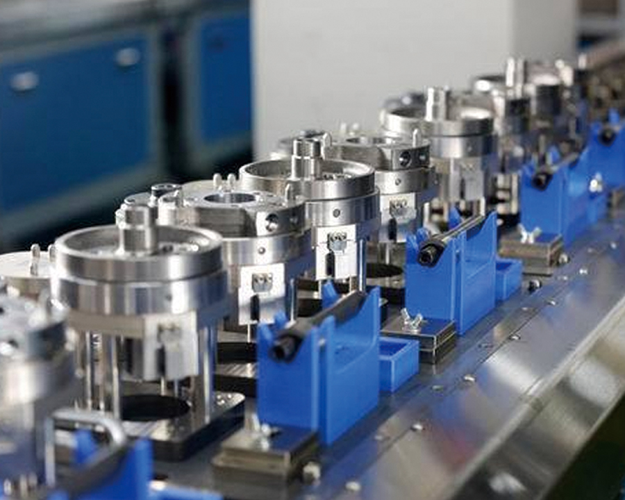 Linea di produzione di assemblaggio automatico di parti del corpo della pompa